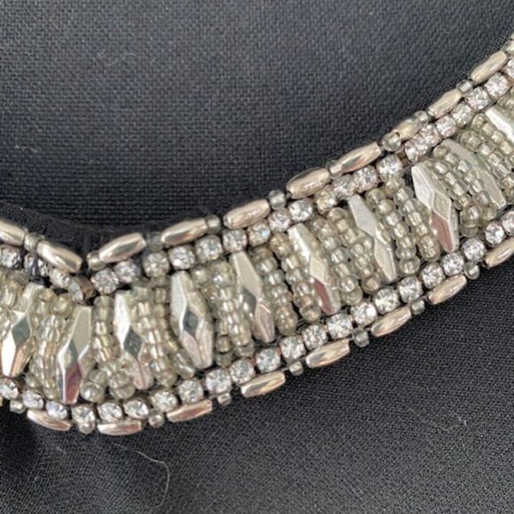 NWT RACHEL ZOE Fifi Beaded Fit & Flare Black Dress 10 - Picture 10 of 16